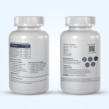 Vedànkaa Face Glow – 60 Capsules for Skin Brightening, Dark Spot & Wrinkle Reduction