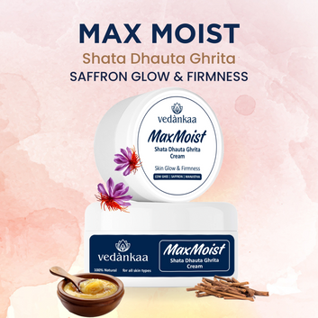 Vedànkaa Max Moist Shata Dhauta Ghrita - Ayurvedic Cow Ghee Moisturizer
